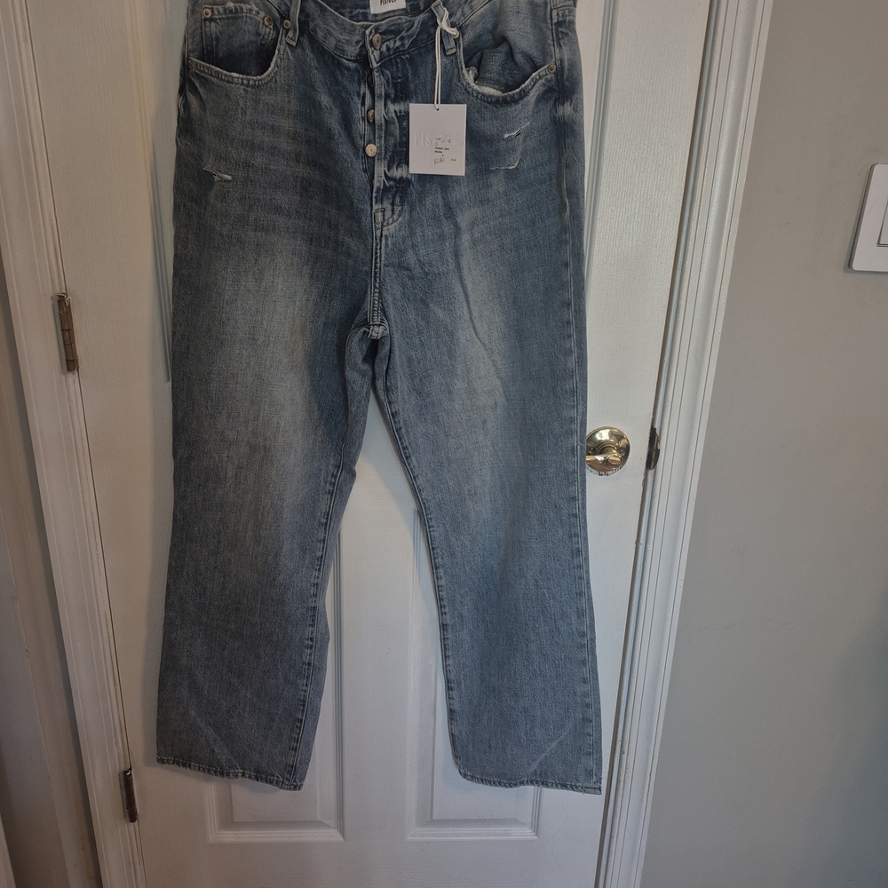 Pistola Cassie Super High Rise Straight Leg Jeans
